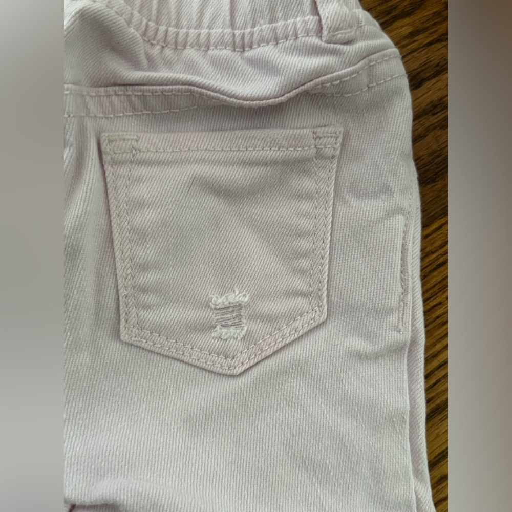 Baby Gap Pink Distress Denim - Picture 5 of 6
